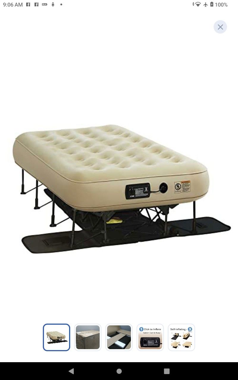 Twin Sel Inflating Air Mattress 