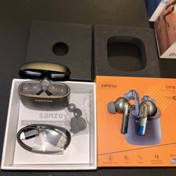 Brand new Bluetooth headphones with metal case