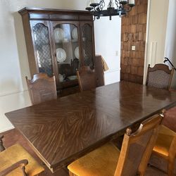 Dining Table & China cabinet set