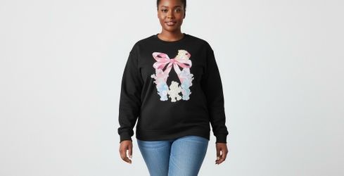 Care Bears sweatshirt Women’s Size XL Black Graphic Print