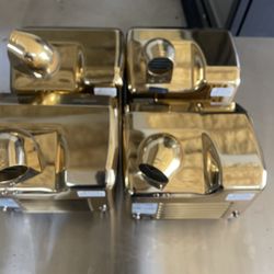 4 Gold Saniflow Hand Dryers