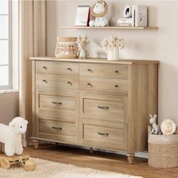 Dresser Wooden 8 Drawer  " NEW"