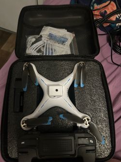 Large white drone