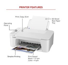 Canon PIXMA TS3722-One Inkjet Printer