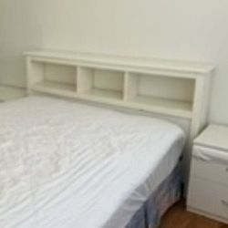 White Queen/Full Headboard