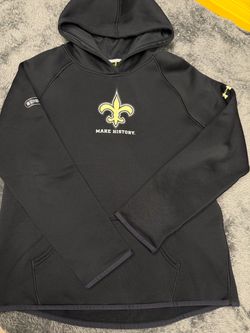 Under Armour New Orleans Saints NFL Combine Authentic Hoodie in excellent shape, Youth XL