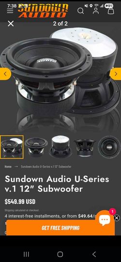 Sundown 12" U v1 w/ custom box