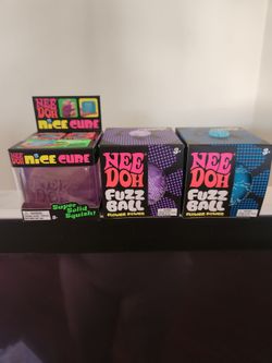 NEEDOH BUNDLE. 2 FUZZ BALL. 1 NICE CUBE