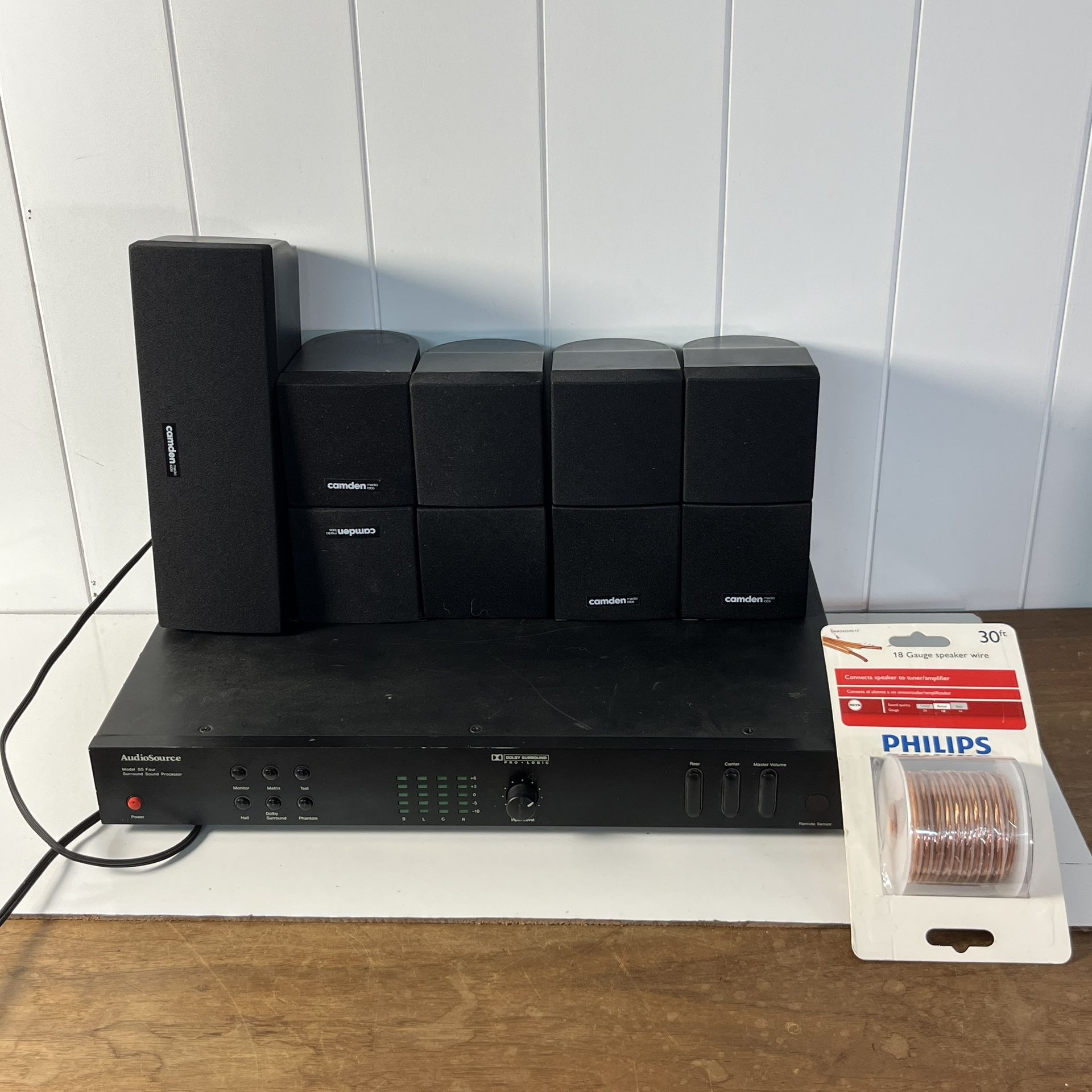 Surround Sound Speaker System + Receiver β 5.1 Setup β Works