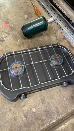 Two burner camping stove