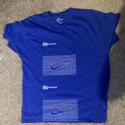 Nike Grid Tee – House of Innovation Graphic T-Shirt Men’s Large Blue