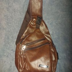 Brand New Brown Leather Bag 