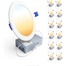12 Pack LED Recessed lights 6 Inch 1050 Lumen