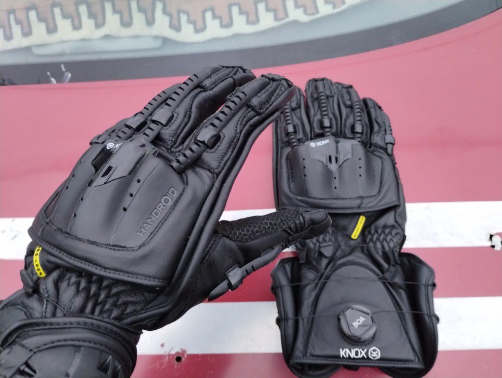 Brand New Knox Handroid MK4 Motorcycle Gloves 