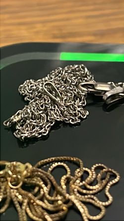 14k solid white gold