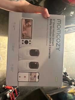 Momcozy 5" Dual-Mode Smart Baby Monitor with 2 Cameras