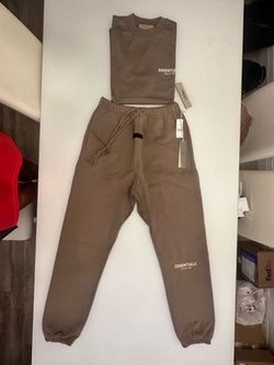 Essentials, fear of God, sweats, and T-shirt