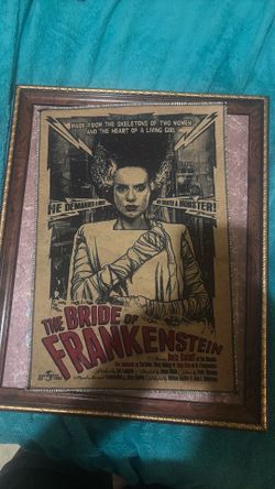 Cloth pictures of the bride of Frankenstein
