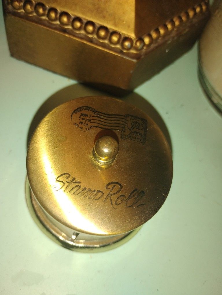 Brass and Copper Stamp Holder