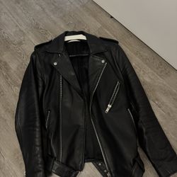 Zara Real Leather Jacket 