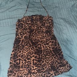 Leopard Print Dress 