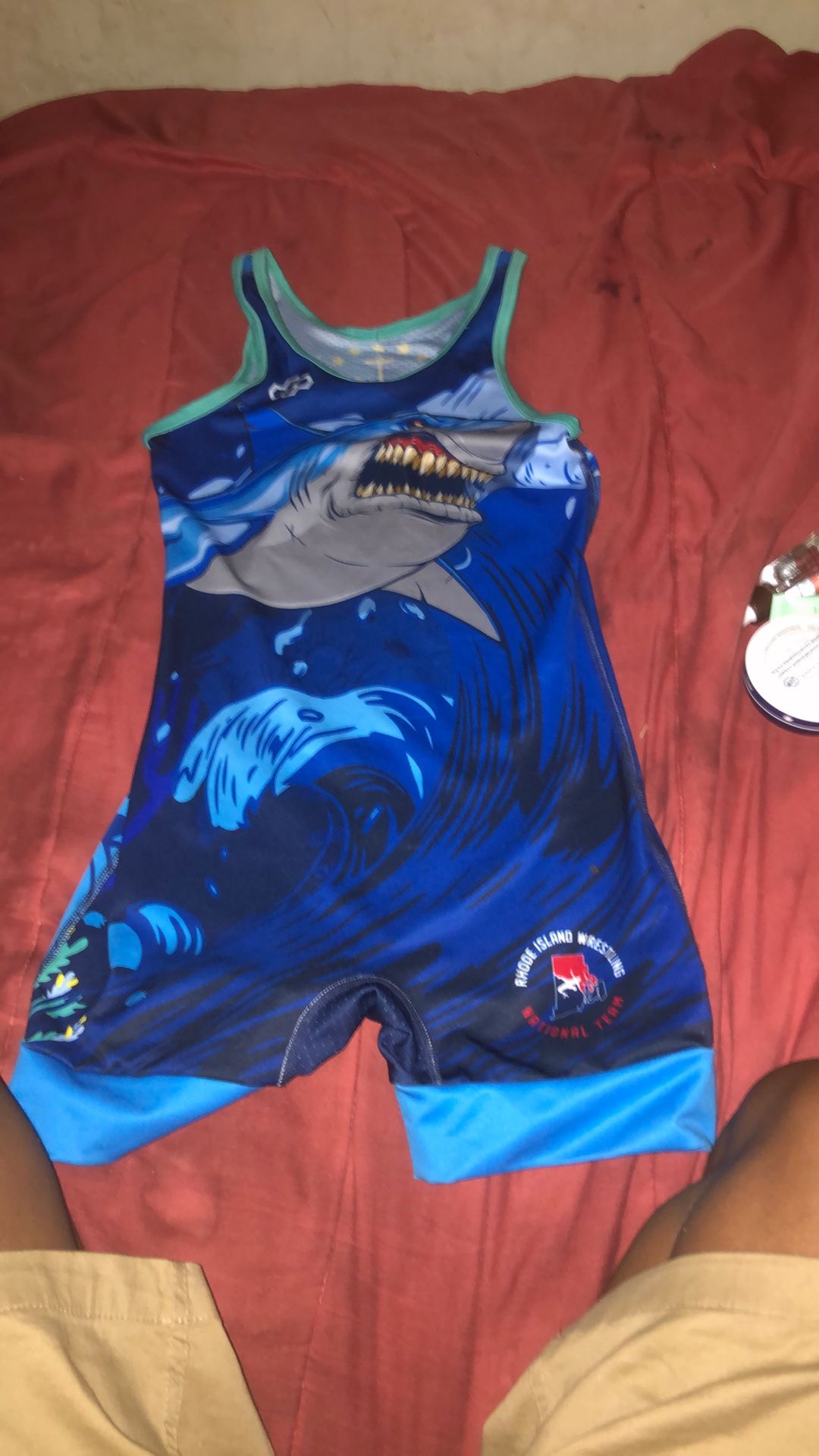 Team Rhode Island Wrestling Singlet