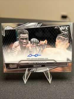 2026 Topps Chrome UFC David Onama Rookie On Card Auto #BAV-DO