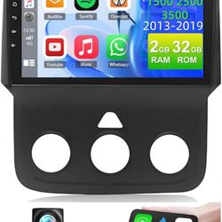 9" Car Stereo for Dodge Ram 1500/2500/3(contact info removed)-2019, Wireless CarPlay & Android Auto, GPS