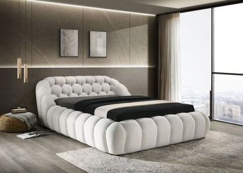 Furniture of America - Newquay Queen Bed Frame in White ( Bed Frame Only )