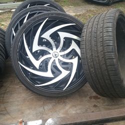 26" Rims And Tires 