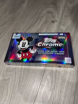 2026 Topps Sealed Chrome Disney Hobby Box