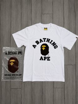 A Bathing Ape BAPE College Logo T-Shirt White