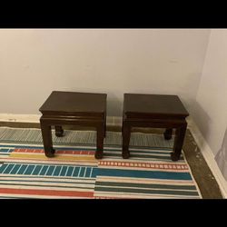 Two Small Chinese Coffee Tables 