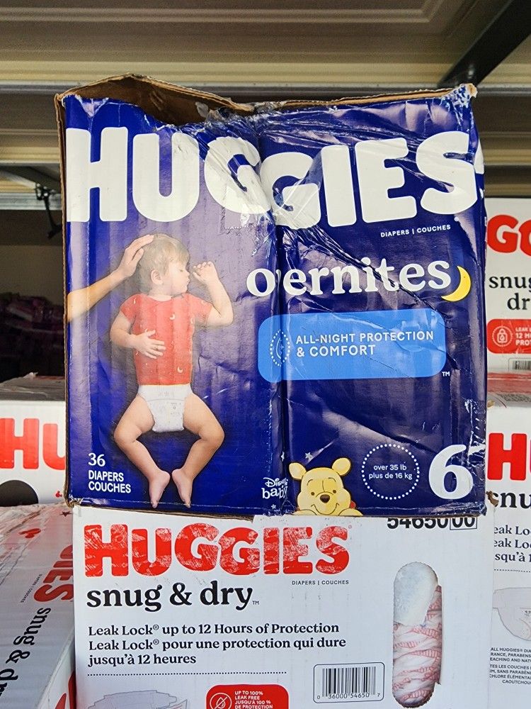 Huggies 6 $20 Each Box.