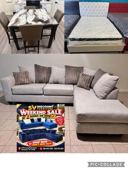 3ROOM PACKAGE DEAL QUEEN WITH MATTRESS PILLOW TOP PLUSH 13β