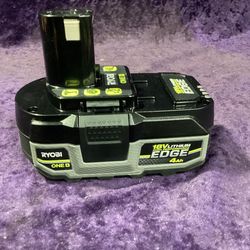 🛠🧰RYOBI ONE+ 18V 4.0Ah Lithium-Ion HIGH PERFORMANCE EDGE Battery-NEW!-$85!🛠🧰