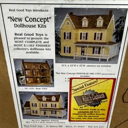 5 Dollhouses by real good toys in the box