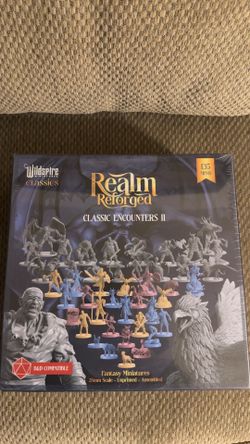 Classic Encounters II 135pc 28mm Unpainted DND Miniatures Bulk Monsters Realm