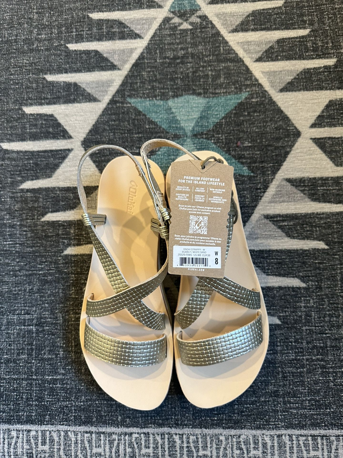 OluiKai Leather Strappy Sandal