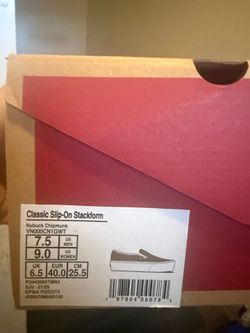 Vans slip on women’s size 9