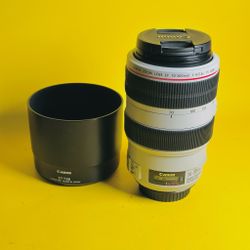 Canon EF 70-300mm f/4-5.6L IS USM L Lens + Hood - Excellent