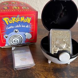 1999 Burger King Limited Edition 23K Gold Plated Poliwhirl Pokemon 