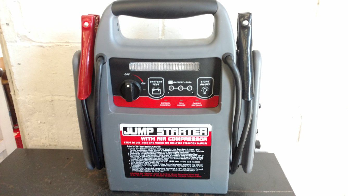 New Jump starter with air compressor