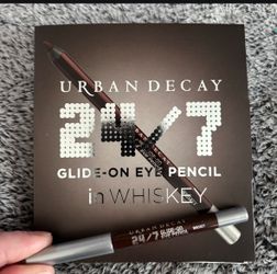 NEW URBAN DECAY 24/7 GLIDE ON WATERPROOF EYELINER PENCIL IN WHISKEY RICH BROWN MATTE $5!
