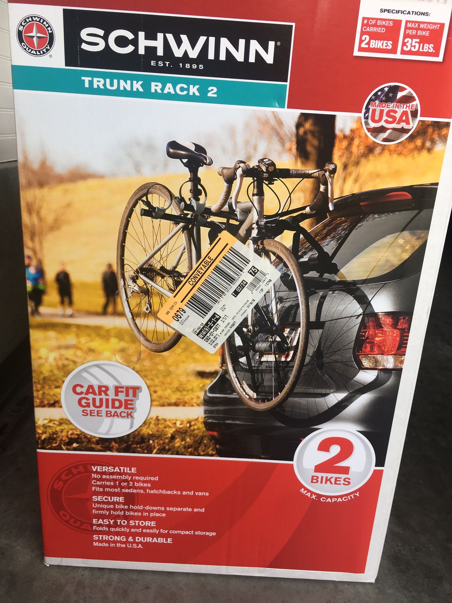 Bike Rack For Car - Brand New