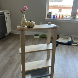 Ikea Bathroom Wooden Shelf  VILTO