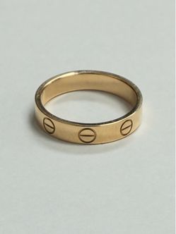 Cartier 18K Gold LOVE Ring - Size 49 (US 4.75) Authentic