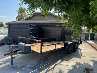 16 foot flatbed trailer