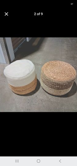 Set of 2 Stylish Foot Stools