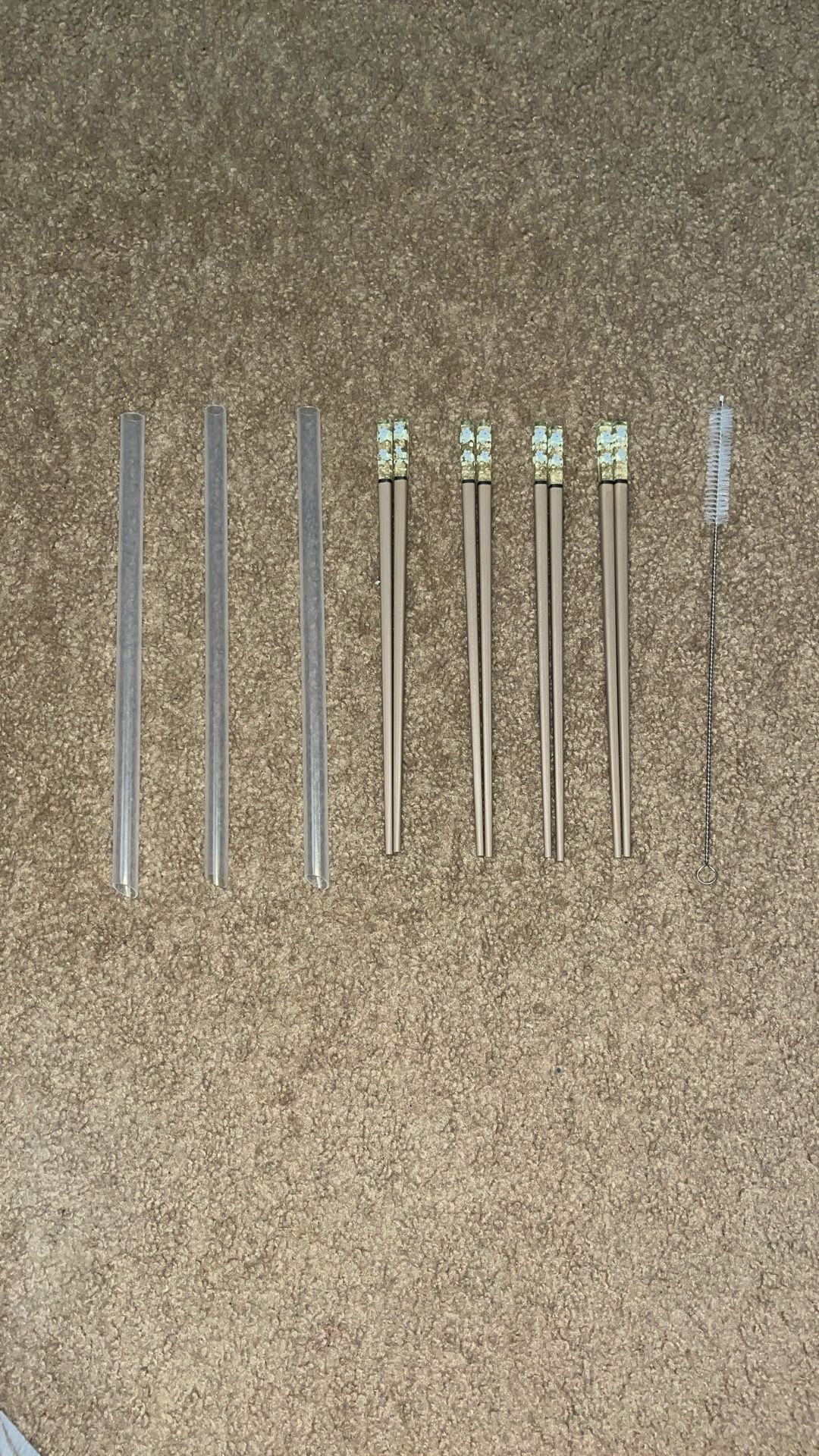 reusable straws & chopsticks bundle